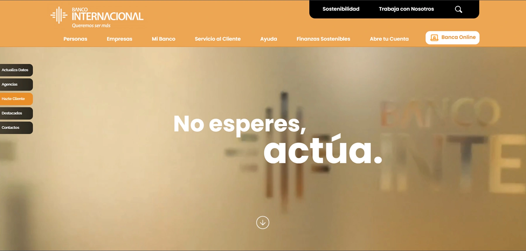 Imagen Principal Banco Internacional de Ecuador de Macaw Digital Pro
