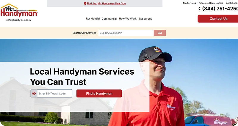 Imagen de proyecto Mr Handyman de Macaw Digital Pro